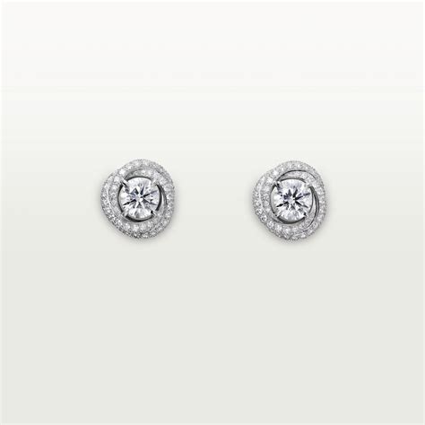 cartier trinity ruban earrings price